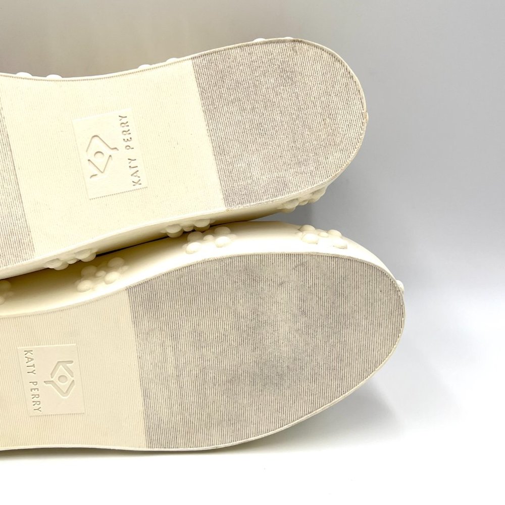 Katy Perry Womens Size‎ 7.5 The Florral Champagne Sparkly Sneakers Shoes 7.5M - Picture 11 of 13